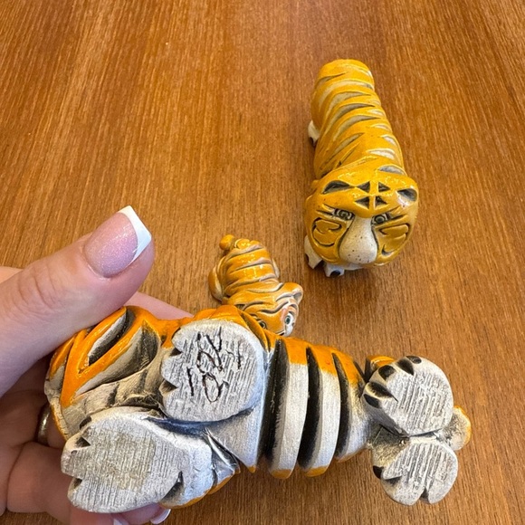 Artisania rinconada figurine Tiger Family 4 Pieces Retired - Picture 12 of 16